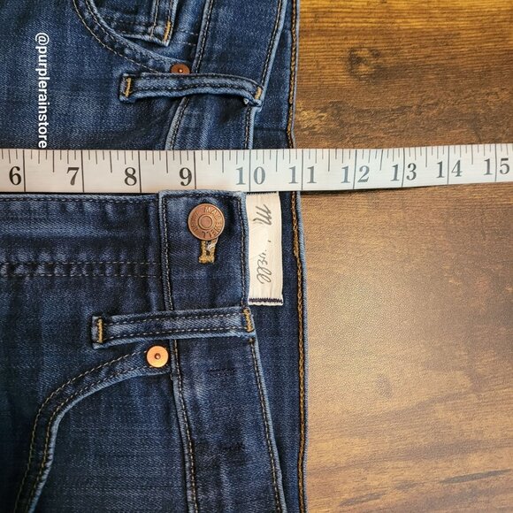 Madewell Jeans 26 Skinny 10" High Rise Woodland Wash Stretch Tummy Control Denim - Picture 10 of 12